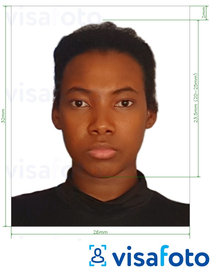Guyana passport photo