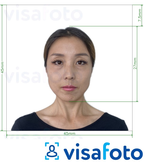 Japanese visa photo